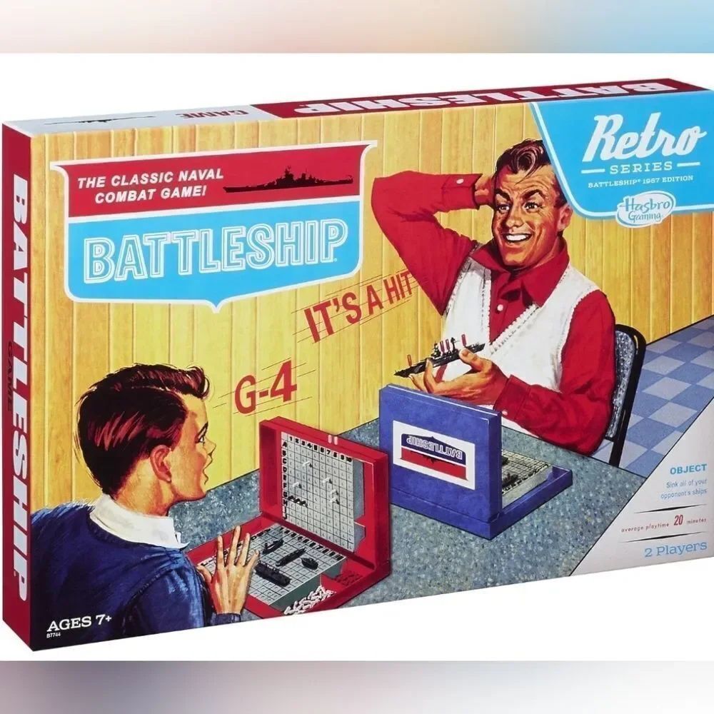 🩵NIB Battleship Retro 1967 Edition Strategy Game